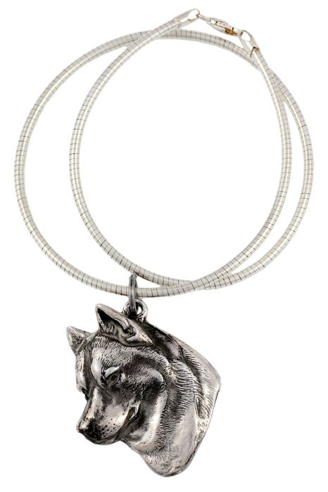 Husky syberyjski naszyjnik na lince Art-Dog