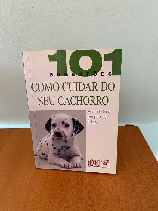 Conjunto 3 livros sobre cuidados com cães e suas raças