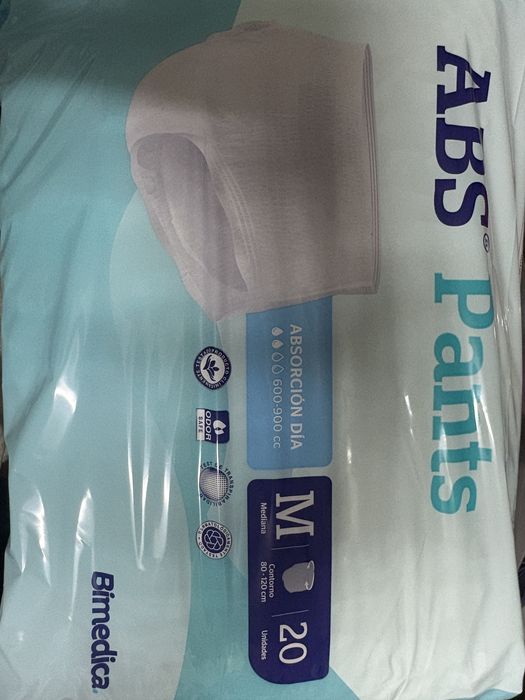 Cuecas absorventes ABS Pants Bimedica – Tamanho M – 20 unidades