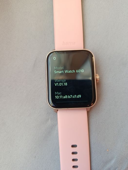Smartwatch Hama 6010 Różowy | GPS | IP68 | Nowy Stan Idealny Pudełko