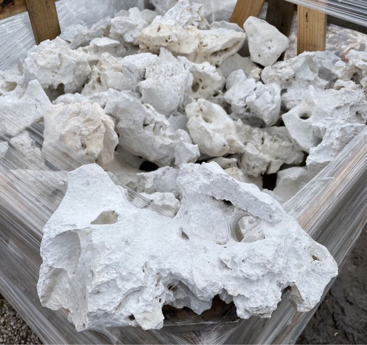 BIAŁY WAPIEŃ FILIPIŃSKI Kamień do Akwarium Malawi Tanganika Iwagumi