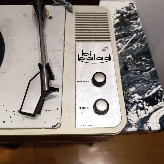 Gira Discos Vintage Teppaz Bi Balad Testado e a Funcionar Parcialmente