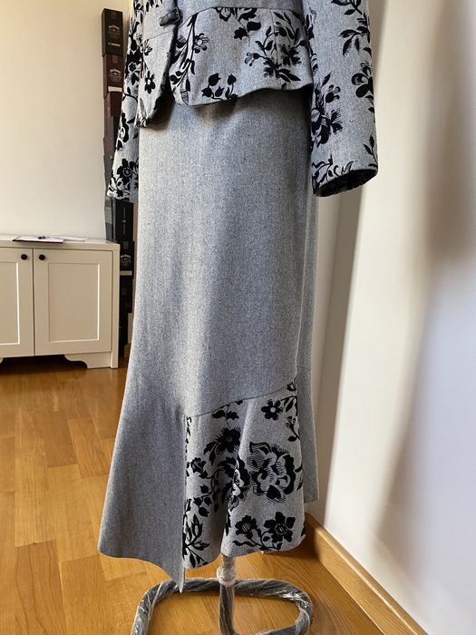 Kostium szaro-czarny