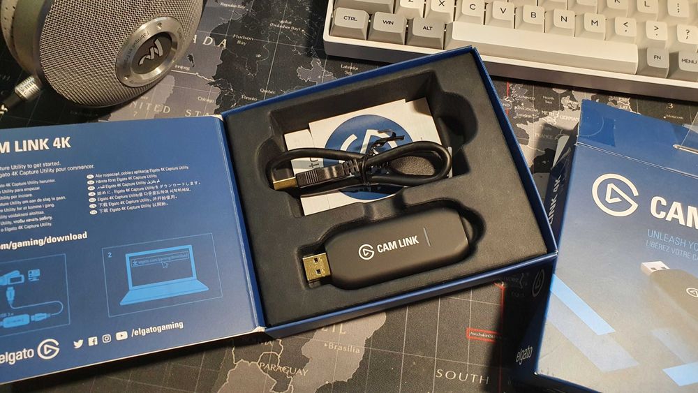Elgato Cam Link 4K HDMI USB Карта видеозахвата камеры для стрима вебка ...