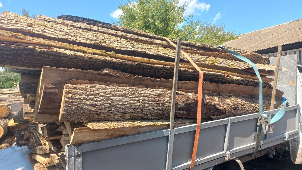 Дрова 7 складометрів обзел та рейка дуб та ясен з доставкою