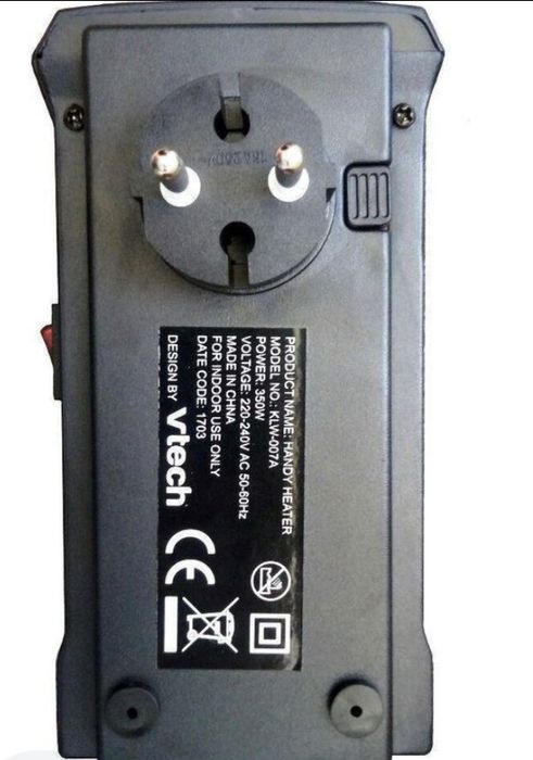 Обігрівач портативний в розетку Handy Heater