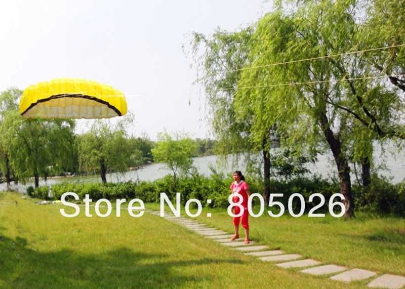 Papagaio de vento Grande 2.5 Metros Parapente Praia Vento Crianças Desporto NOVO