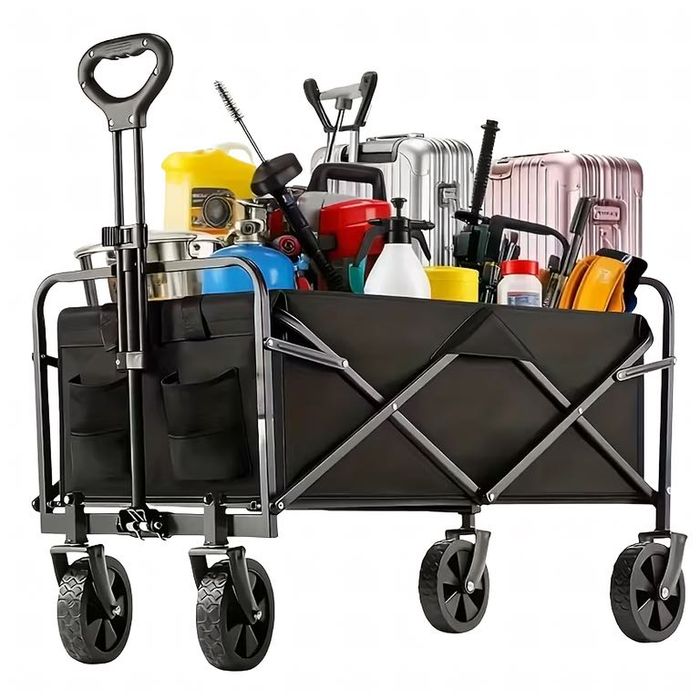 Wózek Turystyczny Transportowy Ogrodowy Składany Na Camping Ryby