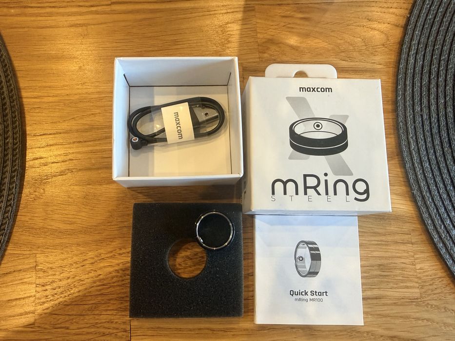 SmartRing Maxcom mRing 8/57 czarny nowy gwarancja