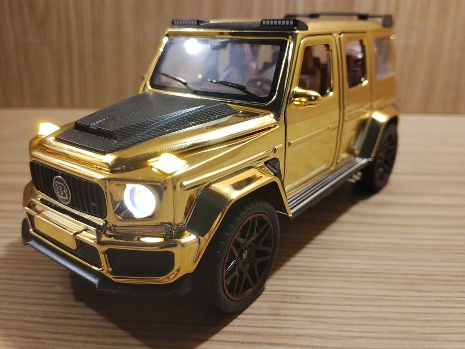 Модель Mercedes-Benz Brabus Gelandewagen 1:32 автоэксперт металл свет звук инерция Мерс Гелик Gelik машинка