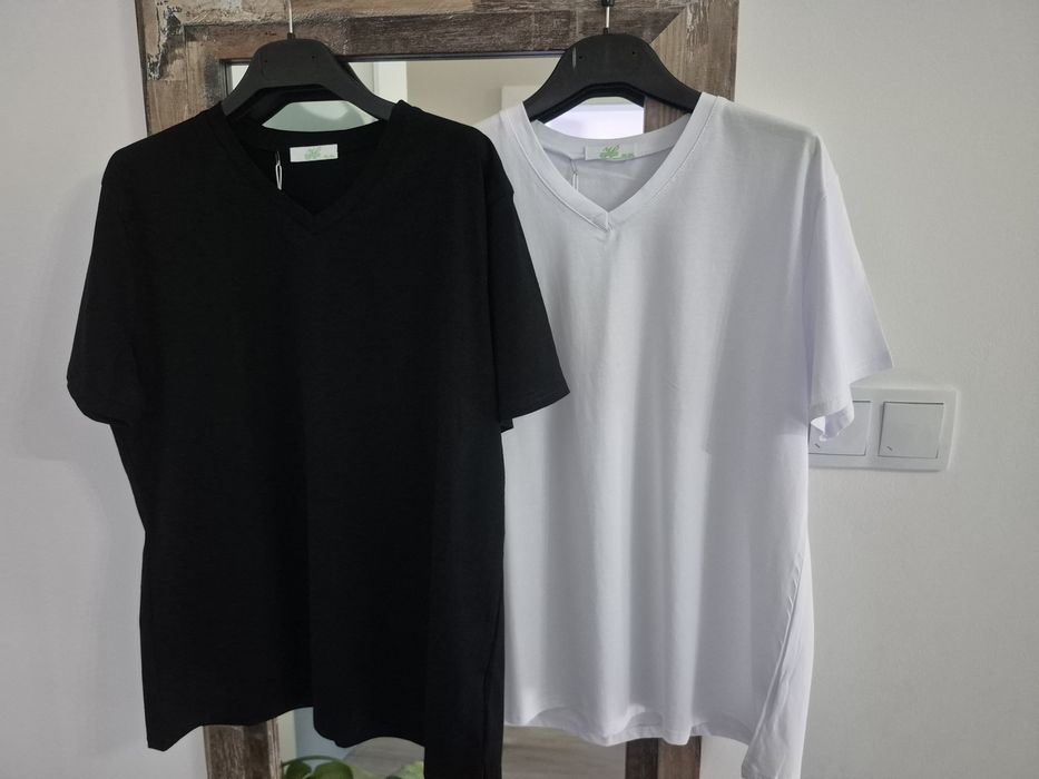 Dwa nowe bawełniane T-shirty