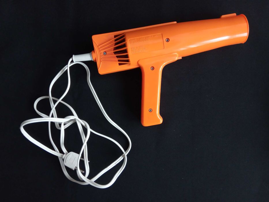 Secador de cabelo com acessórios anos 70