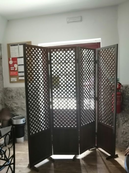 Biombo Madeira maciça