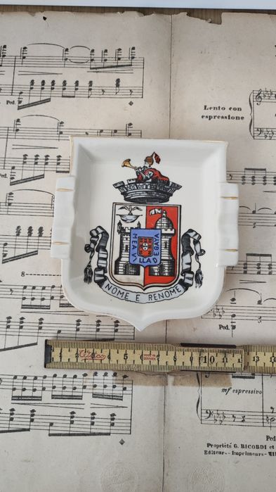 Cinzeiro Brasão Vila Nova de Gaia Antigo