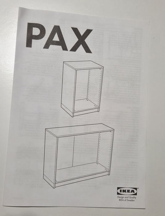 SZAFKA 501.039.82 ikea PAX bez drzwi 50x70/77