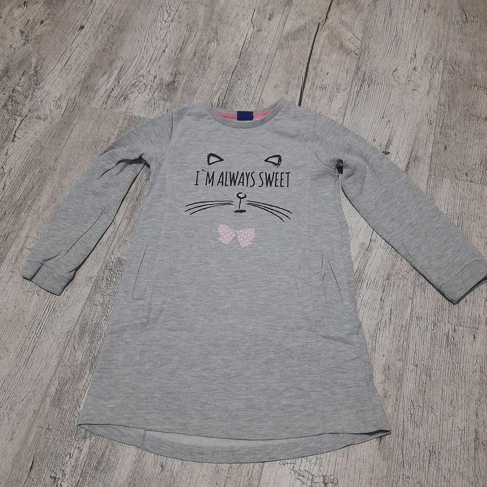 Szara tunika 110 cm Lupilu