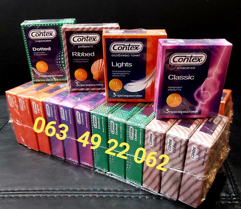 Прeзeрвативы Contex (Контекс)36 шт./1 блок( микс) до 2030г.