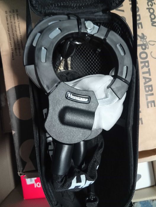 Замок для вело та мото фірми Samok з причіпним кейсом