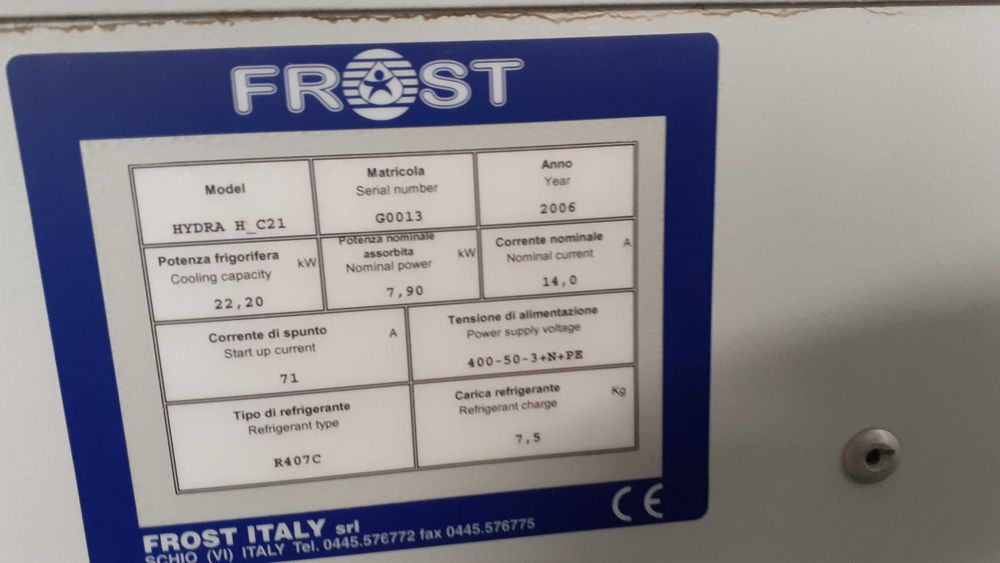 Chiller de Água Gelada