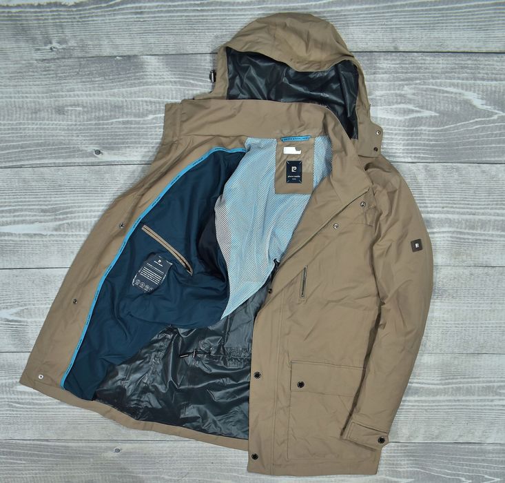 Pierre Cardin Future Flex Beżowa Elegancka Kurtka Męska 50