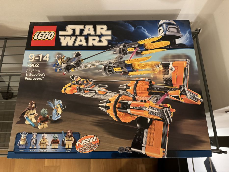 LEGO 7962 Star Wars Anakin’s and Sebulba’s Podracers NOWY *UNIKAT*