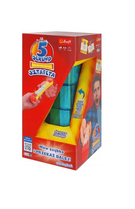 Trefl 5 Sekund Sztafeta Gra Imprezowa Rodzinna *NOWE*