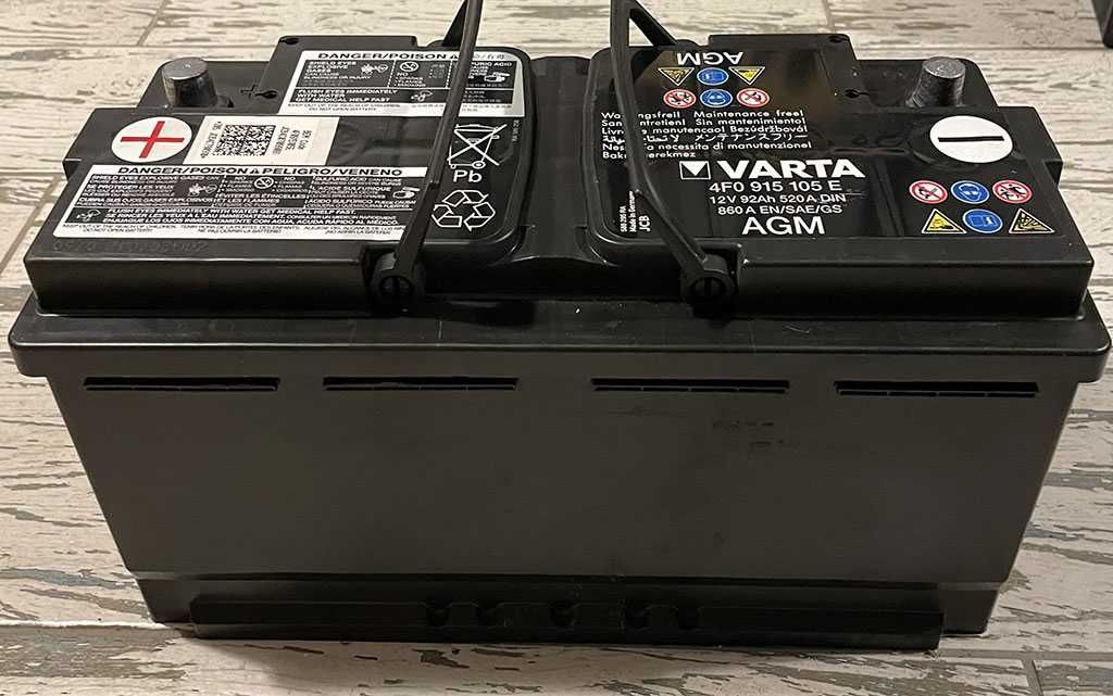 Аккумулятор Varta AGM - 92ah, 520A: 1 499 грн. - Акумулятори Київ на Olx