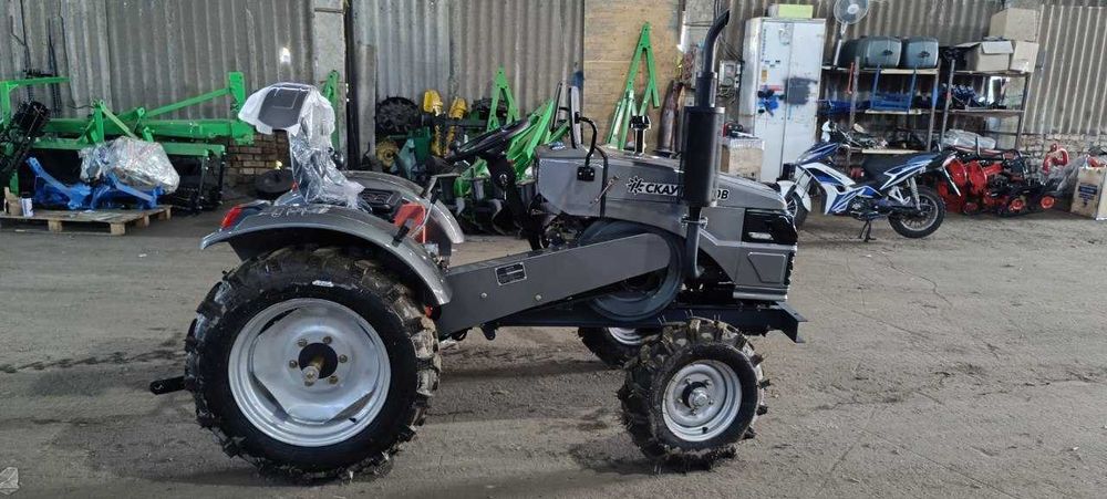 Хіт Ціна!!!Мототрактор Скаут 220 3-х точка(ВОМ),Доставка,Кредит