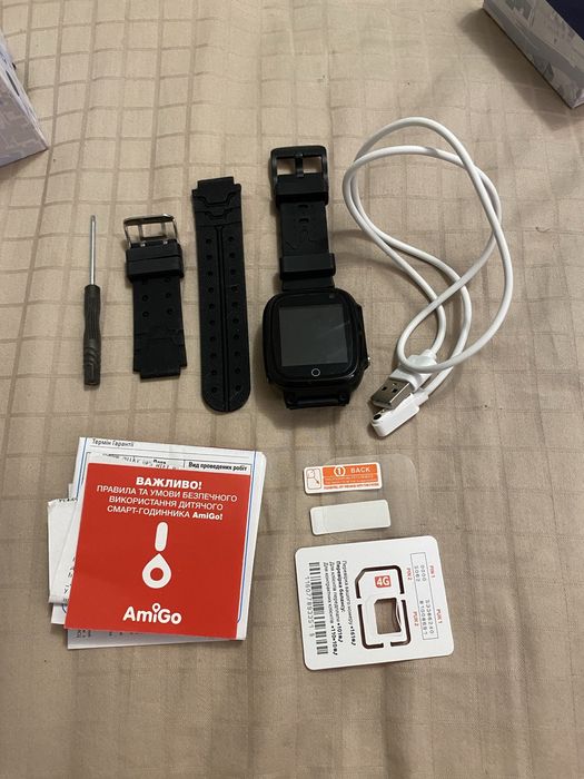 Дитячий смарт годинник amigo gps