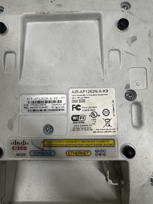 Продам дводіапазонну Wi-Fi точку доступу Cisco AIR- LAP1262N-A-K9
