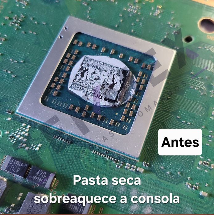 Manutenção preventiva ( limpeza ) de consolas