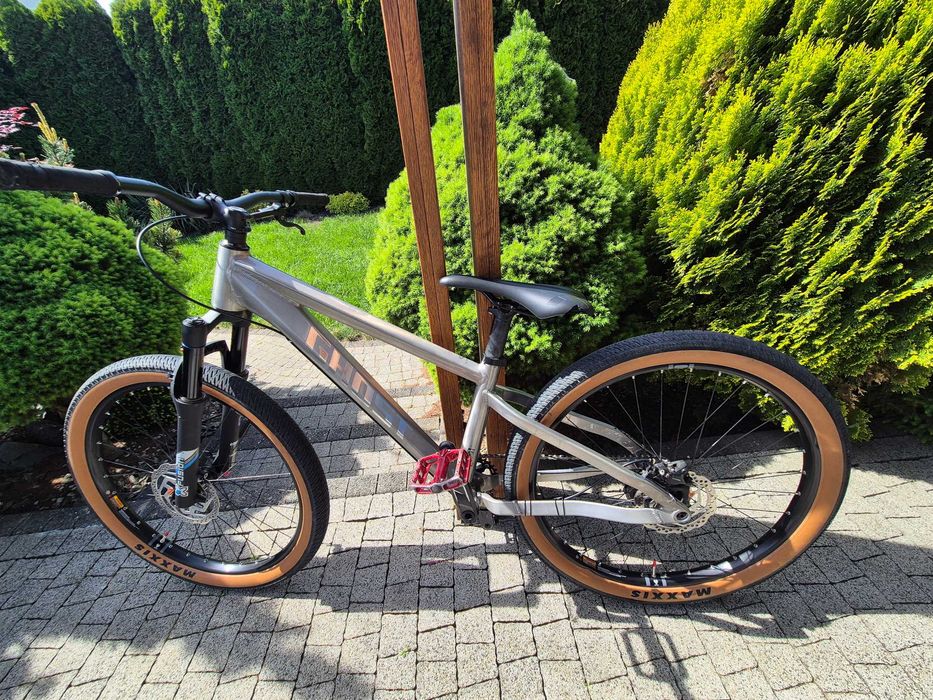Rower GHOST Nirvana 4X, GWARANCJA, Raw Silver, Pumptrack Dirt 4X