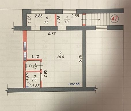 Продаж приміщення вул. Володимирська,99 (40 кв)