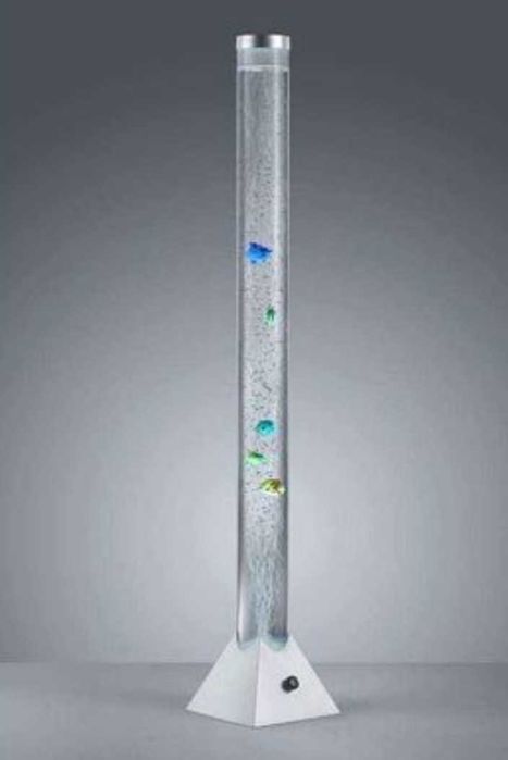 Lampa lampka LED wysoka 130 cm świecące rybki