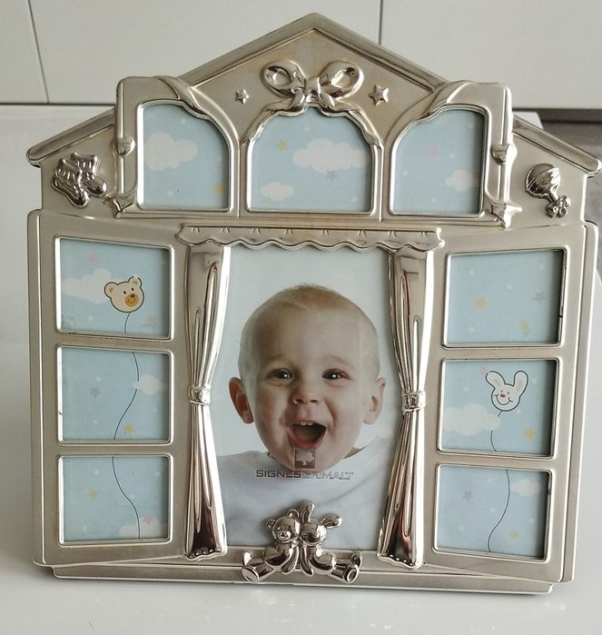 Moldura para fotos forma de casa