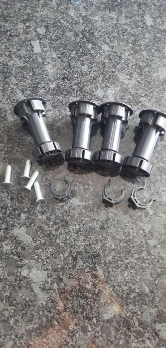 Nóżki meblowe regulowane 100 mm stopki do szafek kuchennych kuchni