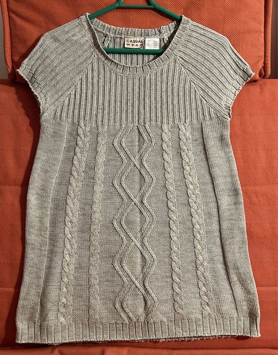 Szara kamizelka, rozmiar 36/38