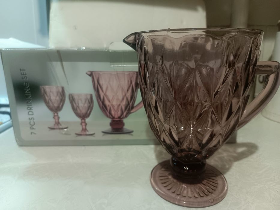 Набір бокалів+кувшин