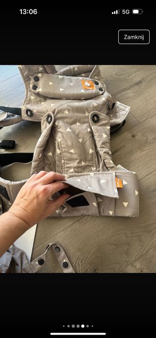 Nosidło Tula szary.