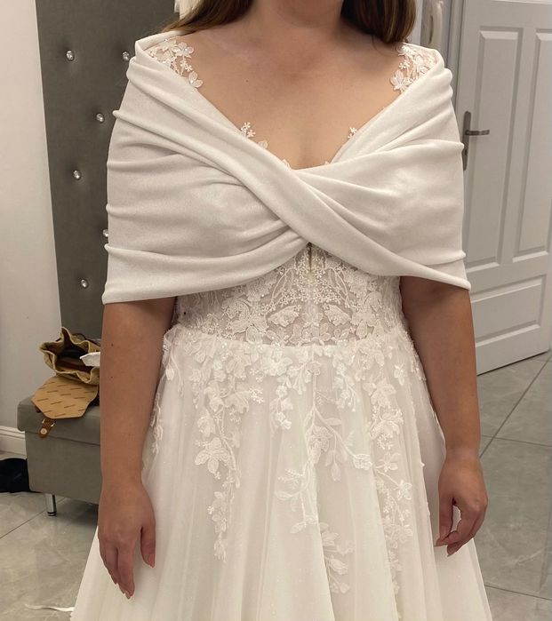 Bolerko ślubne-komin NOWE