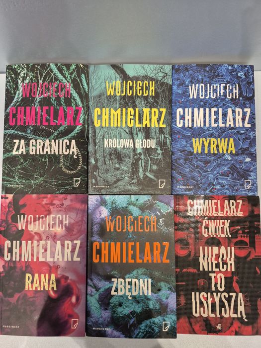 Wojciech Chmielarz zestaw 6 książek