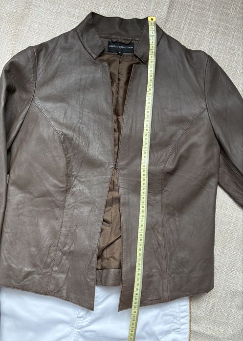 Skórzana kurtka Marks & Spencer – 100% skóra naturalna, rozmiar M