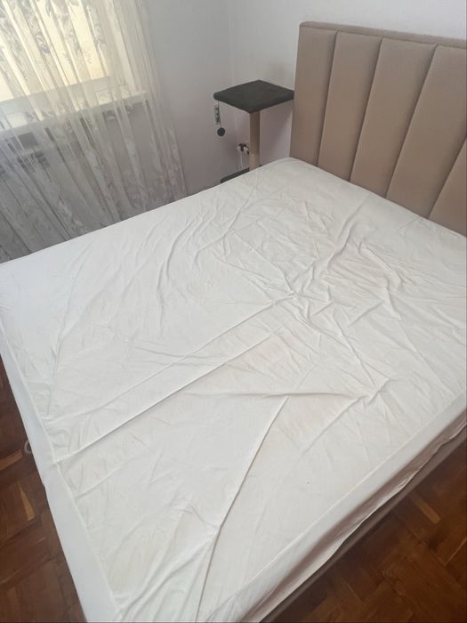 Двоспальне ліжко з підйомним механізмом з матрасом