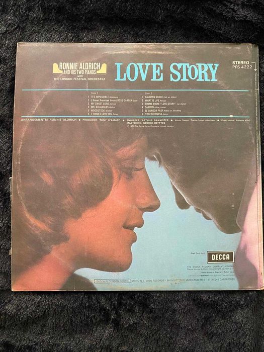 Ronnie Aldrich – Love Story Decca Phase 4 Stereo LP