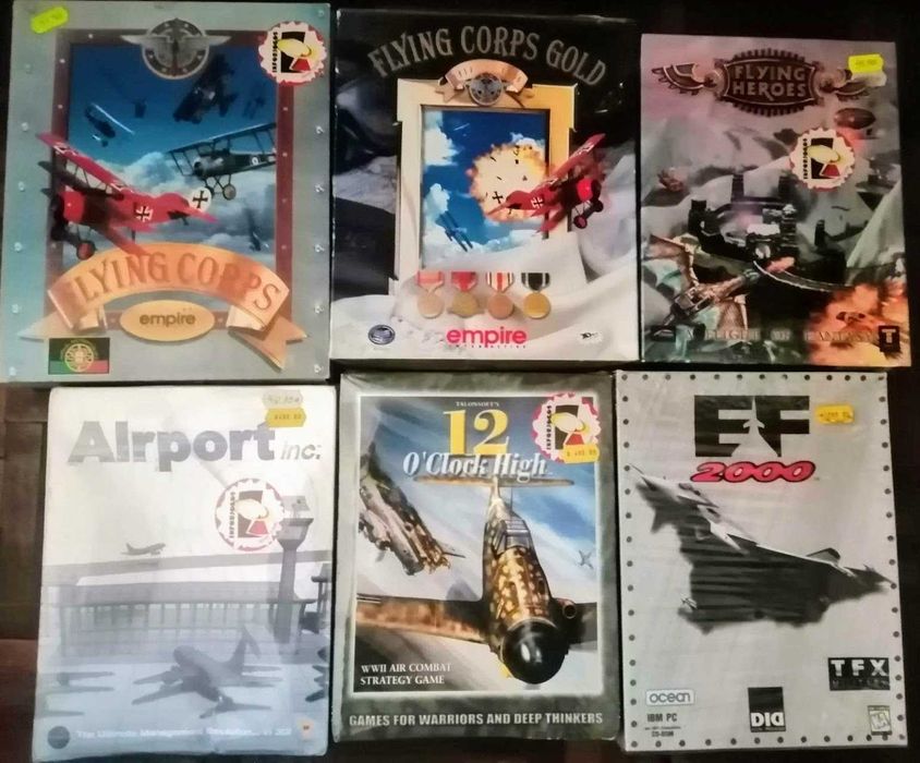 Jogos NOVOS p/ PC - Caixa Grande - Últimas unidades