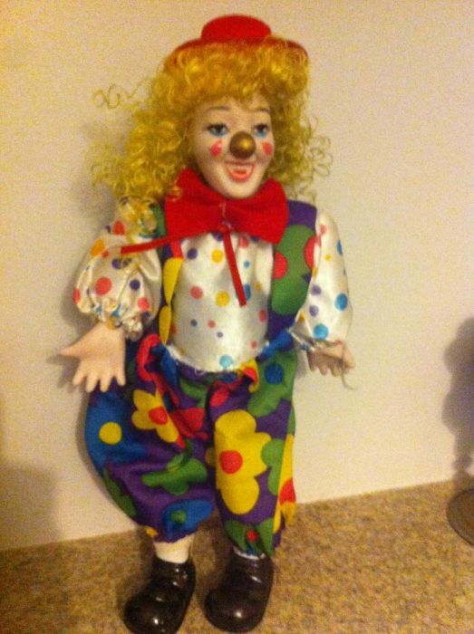 Bonecos em Porcelana - Palhaços