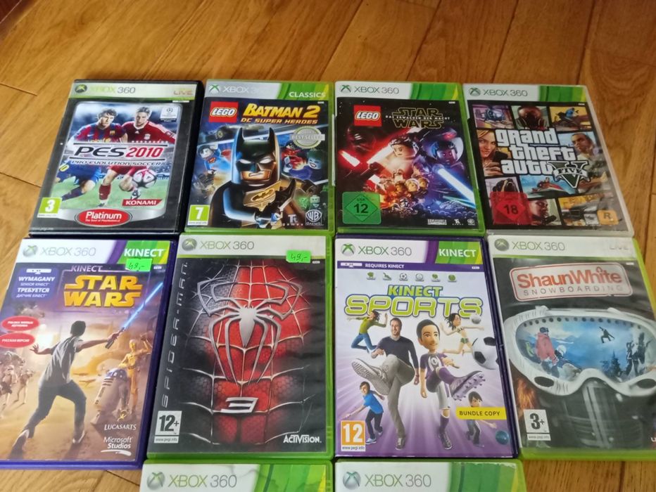 Sprzedam  xboxa 360 z grami i kinektem