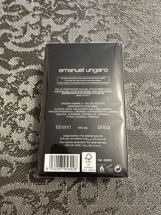 Emanuel Ungaro Pour L’Homme