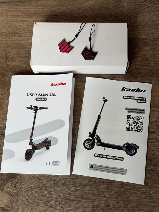 Електросамокат Kaabo Mantis X Plus Red з гарантією