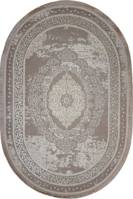 Овальний приліжковий килимок